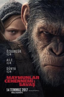 Maymunlar Cehennemi 3: Savaş – War for the Planet of the Apes izle